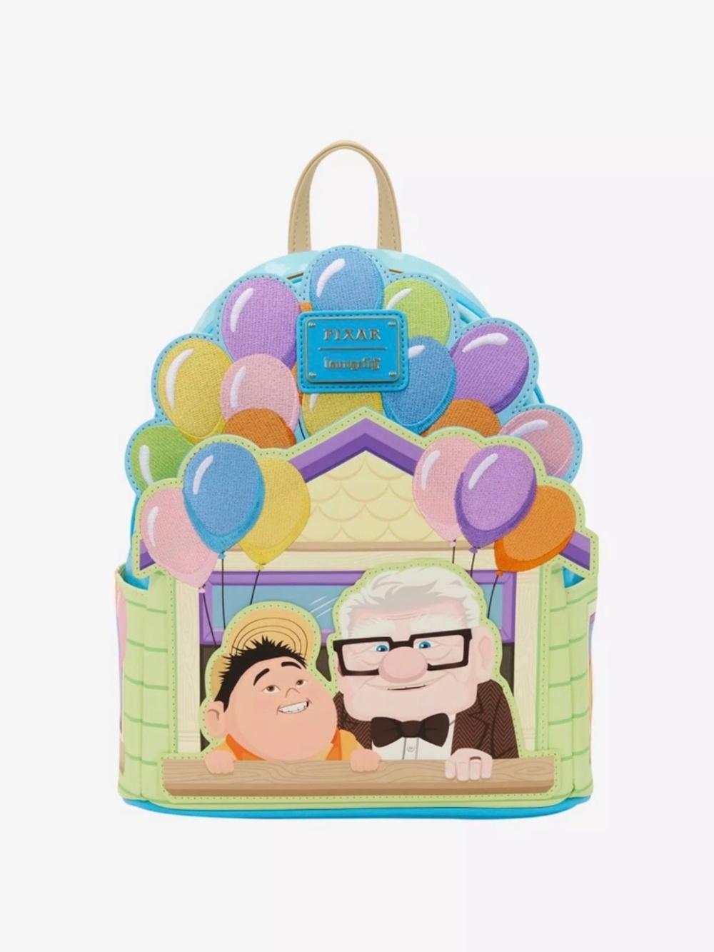 Loungefly Disney Pixar Up Carl & Russell Balloon House Figural Mini Backpack